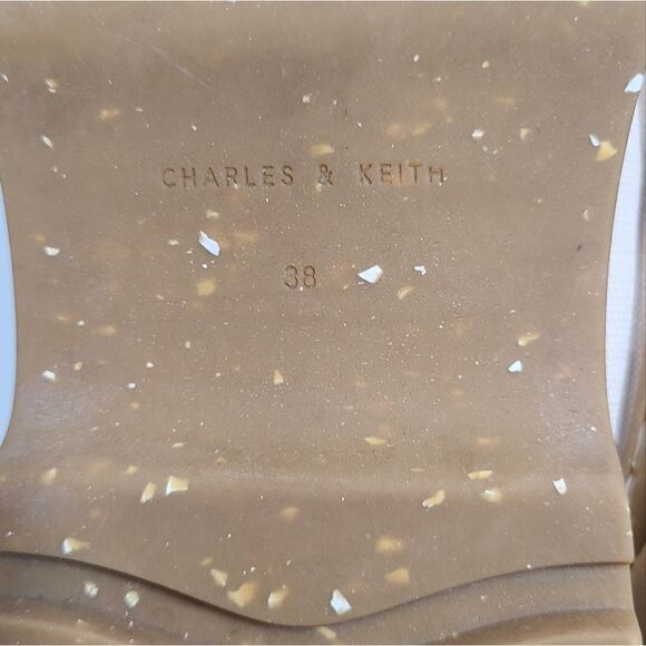 Charles‎ & Keith Cream/Tan Sneaker Mules Size 7 - Picture 7 of 8